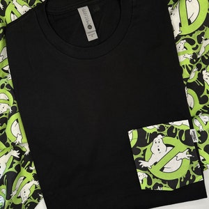 Ghostbusters Pocket T-shirt,  Pocket Tee Shirt , Pocket Tee