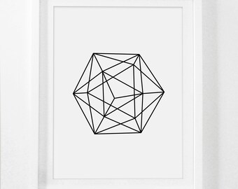 geometric art etsy