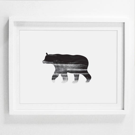 Items similar to Bear, Nature Print, Bear Print, Outdoors Print, Bear ...