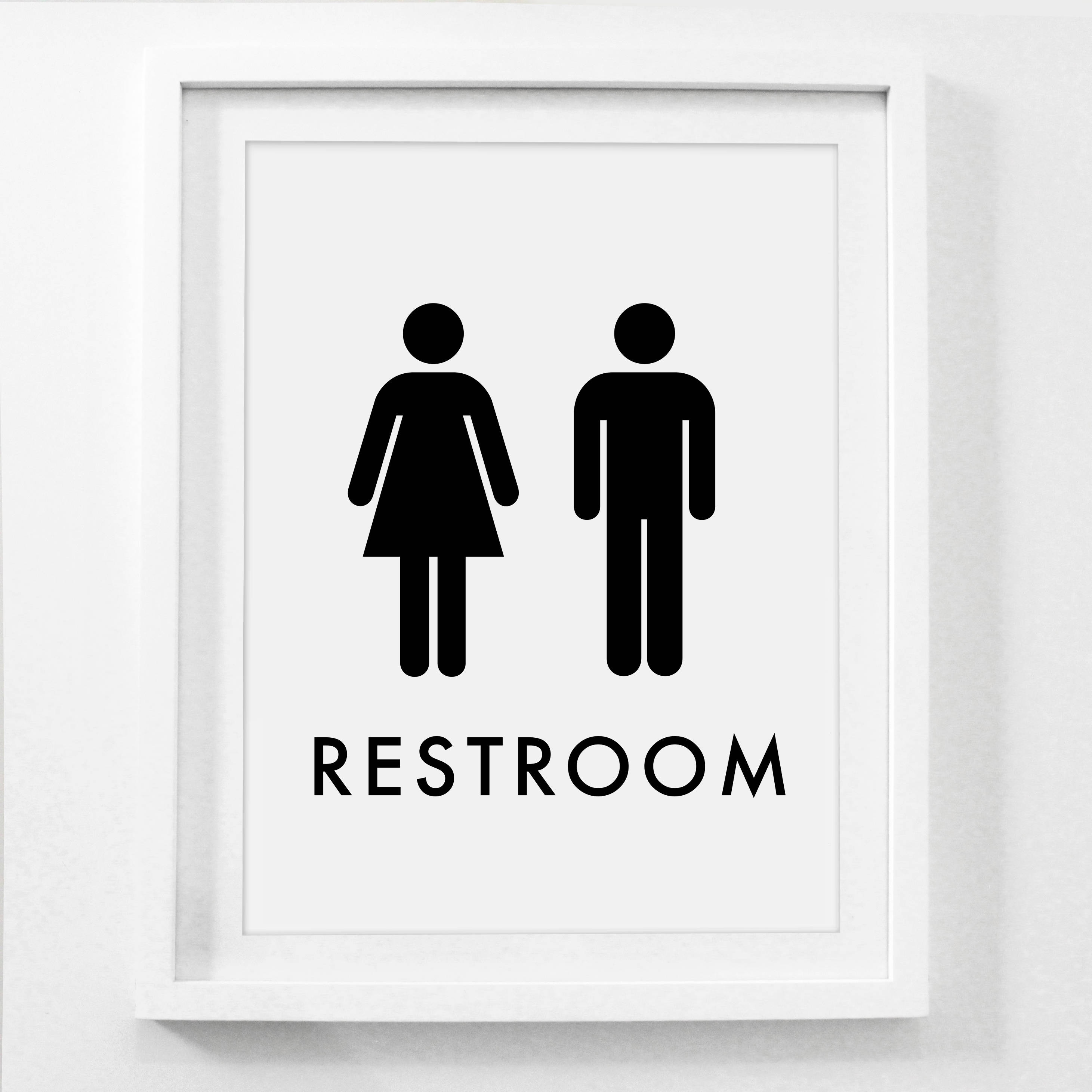 Bathroom Printable Signs