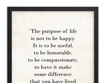 Ralph Waldo Emerson Quote Art Print: Inspirational Literary Poem