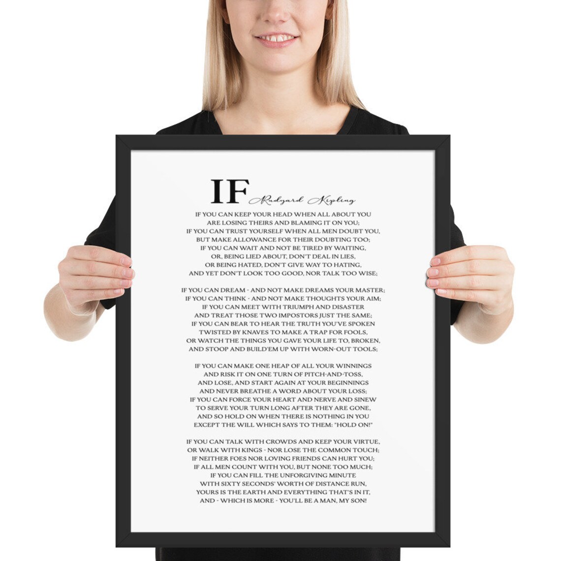 if by rudyard kipling framed if by rudyard kipling framed