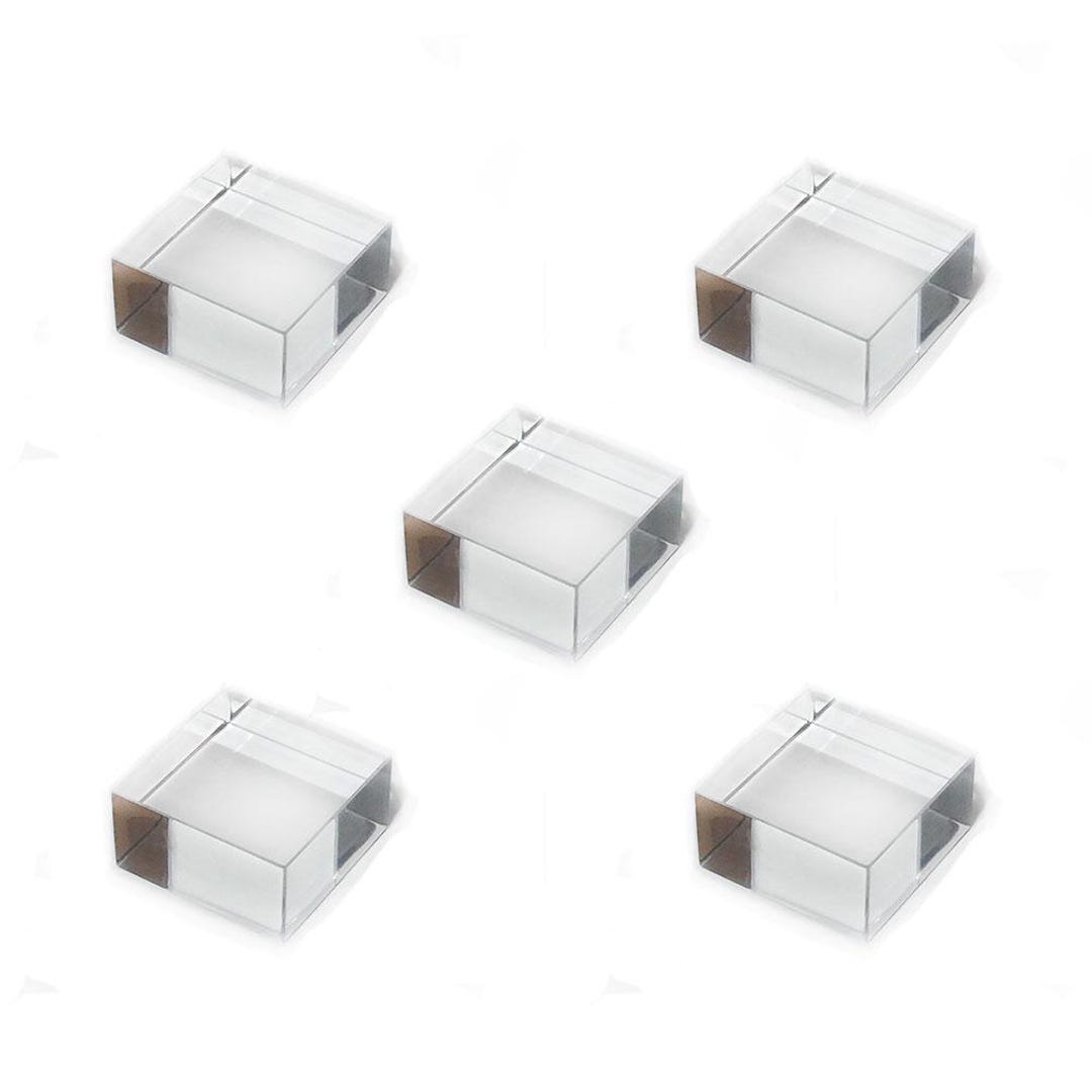 Display Block For Rards Acrylic Display Blocks: 2x2x1 Inch Polished Risers, Photography Props ...
