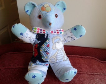 Patchwork Memory Bear Digital Pattern
