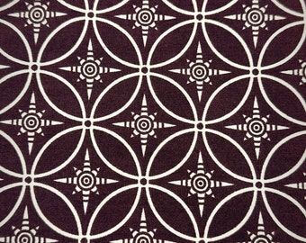 100% Cotton Alexander Henry Fabric - Brown Compass