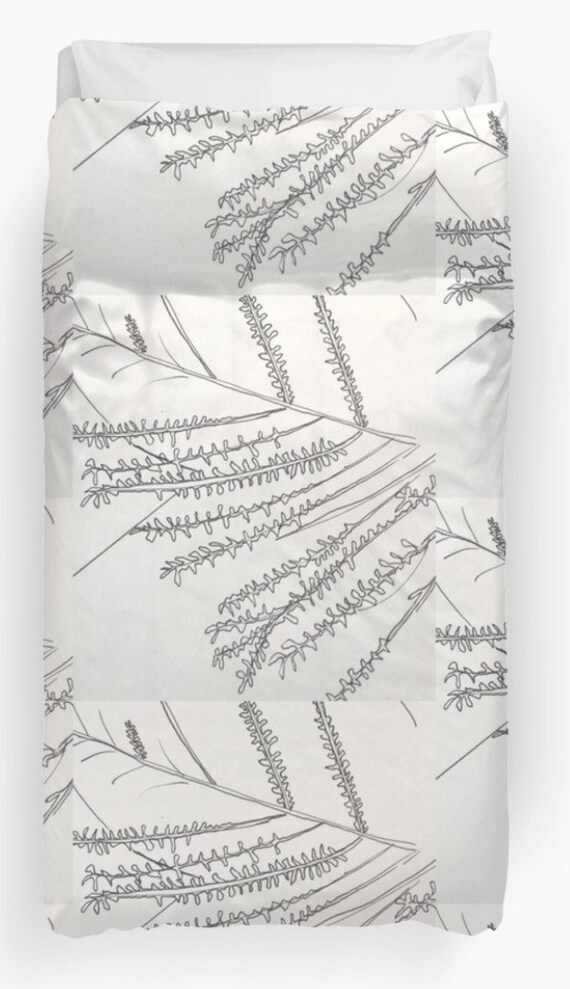 Coastal Daisy Queen Duvet Cover Etsy