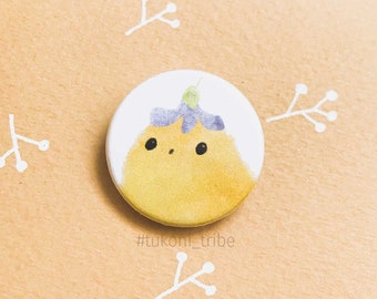 Little chicken badge Chicken tukoni Chicken badge Bird Pin Bird Button Bird Badge Animal pin Animal badge  Pin Button Badge