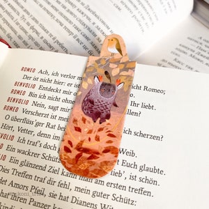 Bookmark Quail Tukoni, Magnetic Bookmark, Bird Bookmark, Bird Lover Gift, Tiny Bird, Bookworm Gifts