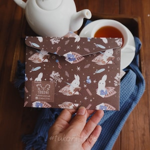 Conjunto de envelopes de traça, envelope de borboleta fofa, papelaria de fadas, Tukoni