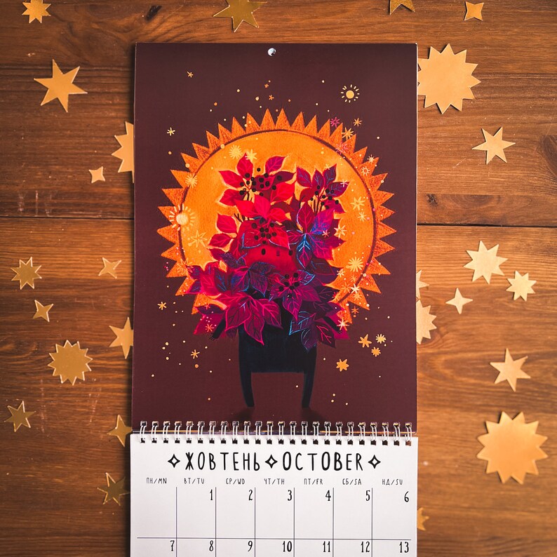 Old Wall Calendar 2024, 2024 Calendar, 2024 Wall Planner, Monthly