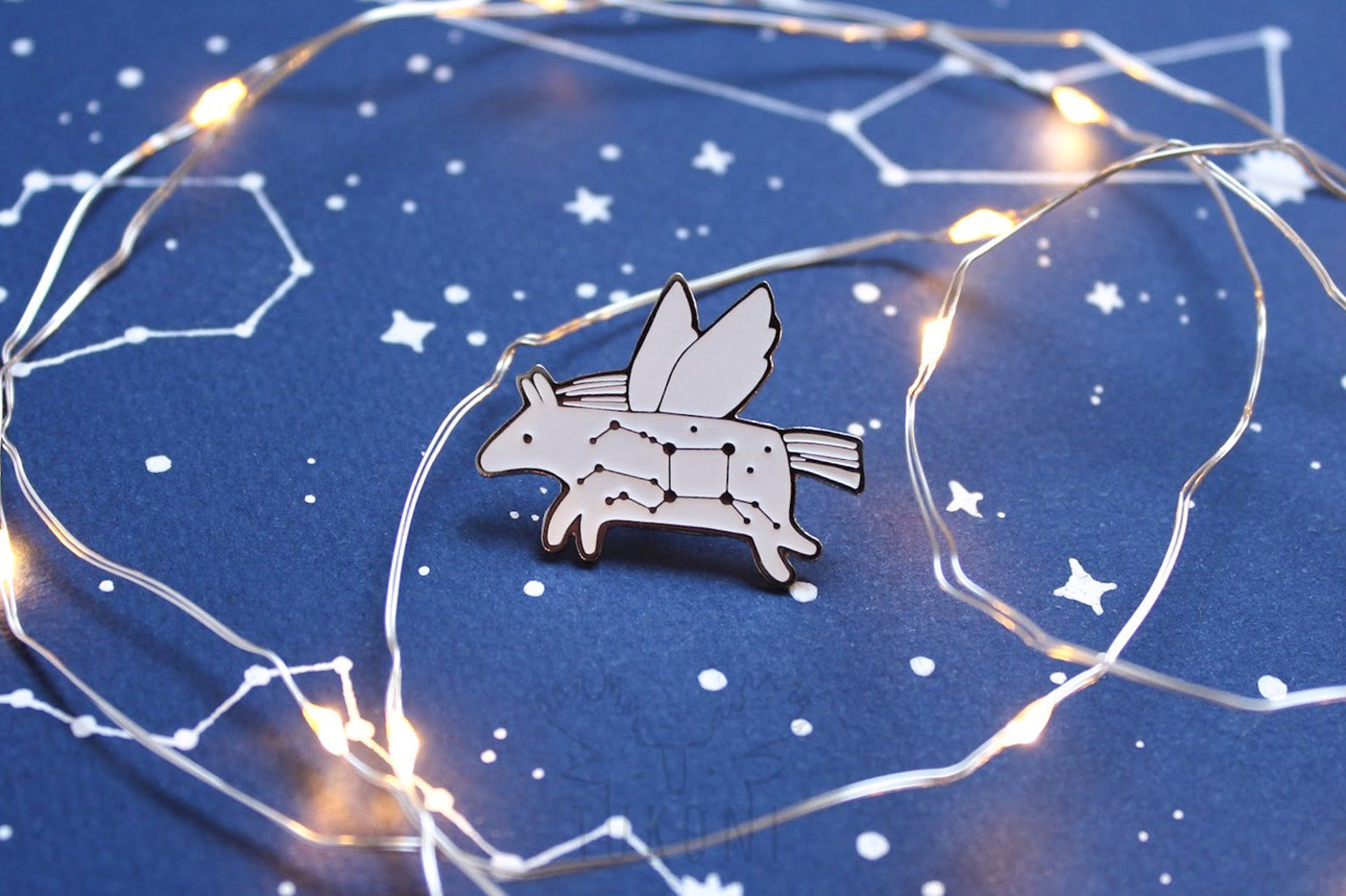 Pegasus Enamel Pin Pegasus Constellation Magic Horse Etsy