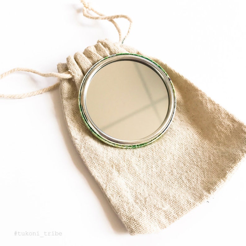 Pocket Mirror Yew Tukoni Purse Mirror Handbag Makeup Mirror Etsy