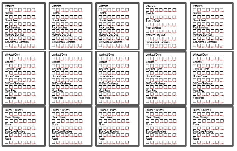Erin Condren Life Planner Custom Habit Tracker Side Bar Stickers - Etsy