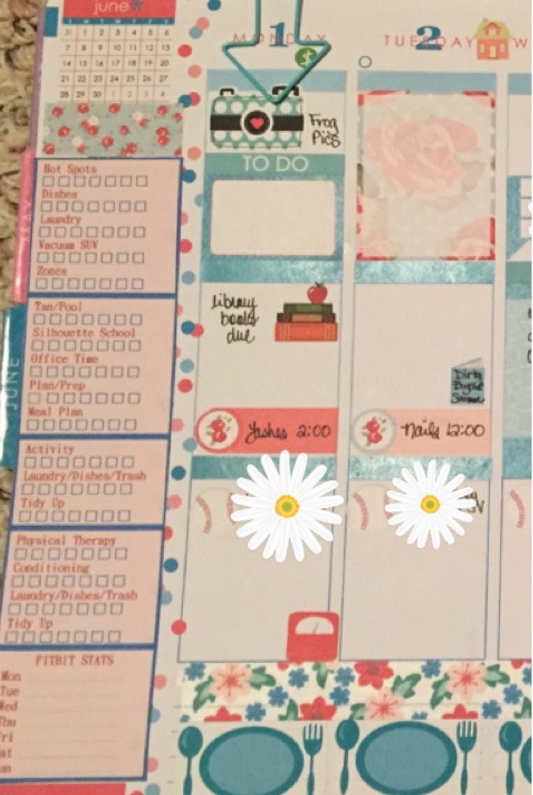 Erin Condren Life Planner Custom Habit Tracker Side Bar Stickers - Etsy