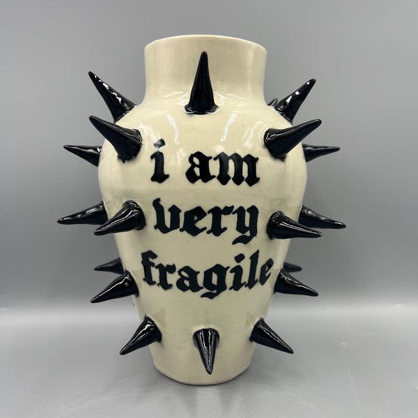 I Am Very Fragile Porcelain Vase