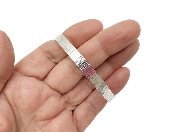 Sterling Silver Textured Bangle