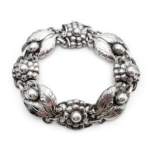 Georg Jensen and Wendel No.3 Sterling Silver Bracelet