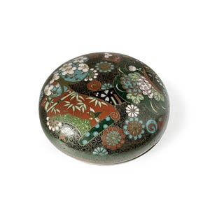 Antique Box Japanese Cloisonné
