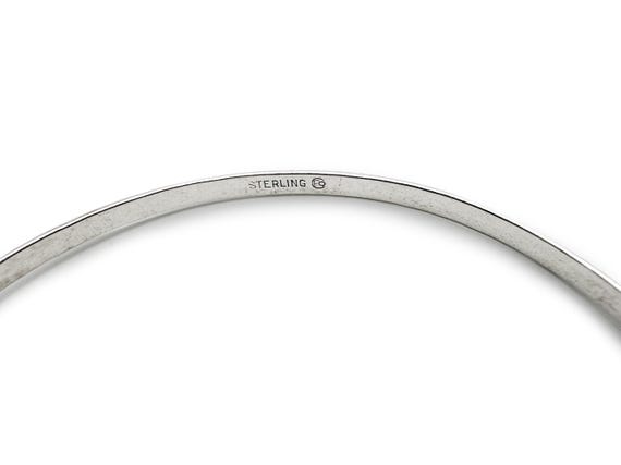 Sterling Silver Felch Co Bangle Slim Pair - image 4