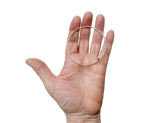 Sterling Silver Felch Co Bangle Slim Pair - image 6