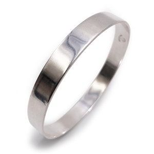 Sterling Silver Bangle Plain Band AG 26.62g