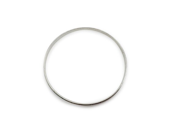 Sterling Silver Felch Co Bangle Slim Pair - image 5