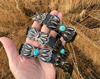 Gorgeous Vintage 1980s Handmade Southwestern Style Belt  display picture 3