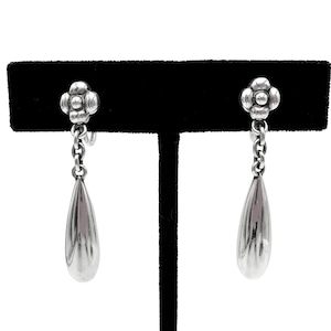 Georg Jensen Sterling Dangle Drop Earrings #18