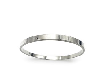 Modernist Sterling Bangle Alfred Karram