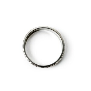 Art Deco 18K White Gold Band image 4