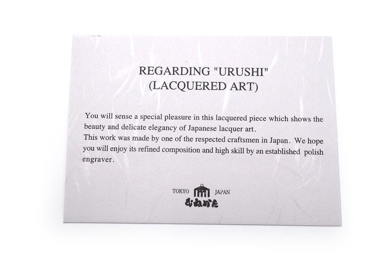 Vintage Urushi Lacquerware Photo Frame Folding Frame Moon and Cherry Blossoms