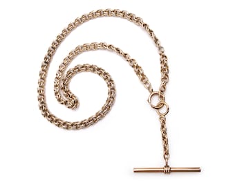 Antique 10k Gold Watch Chain 16-Inches Long