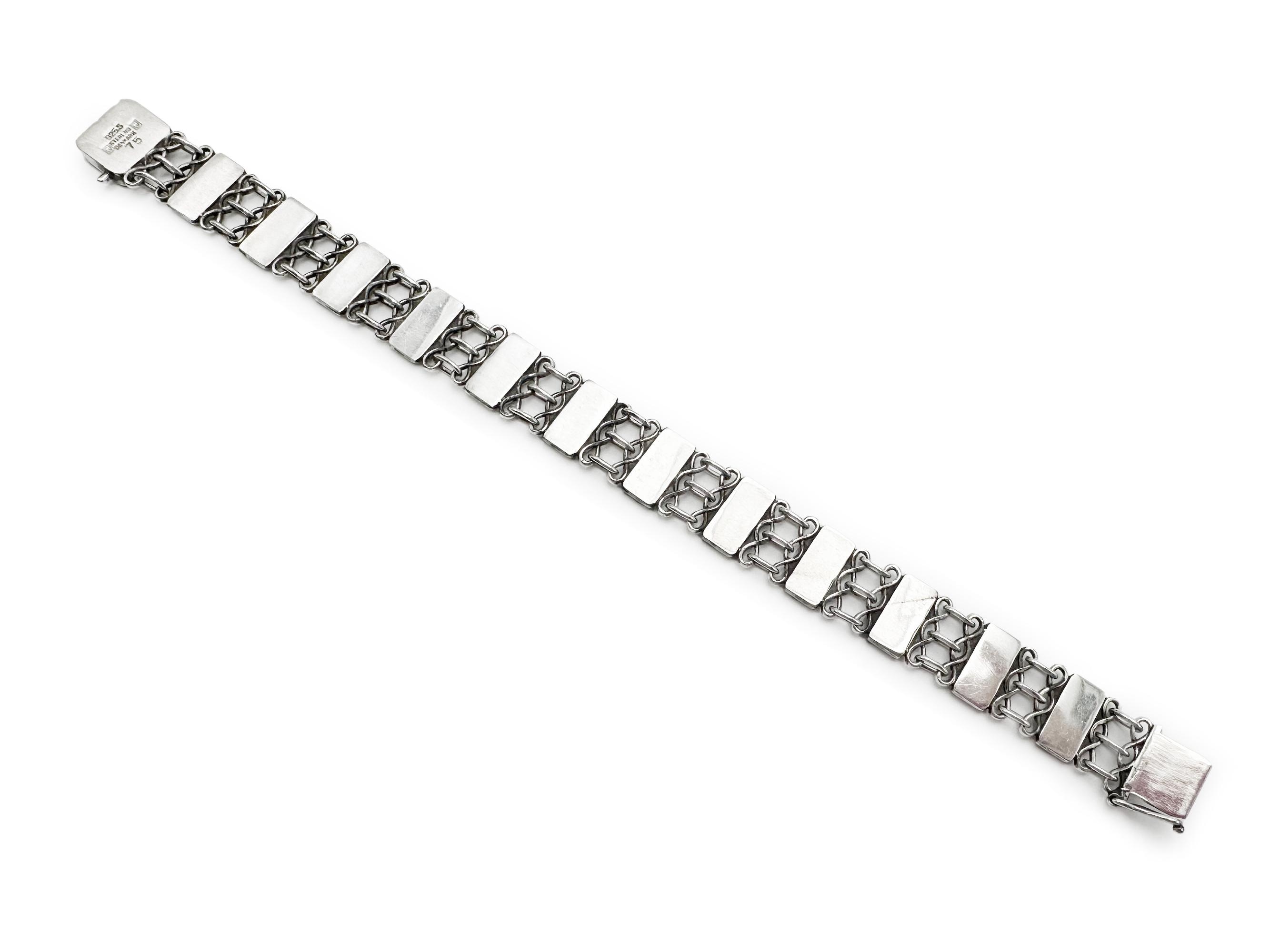 ジョージ ジェンセン ブレスレット 75 スターリングシルバー ミッド