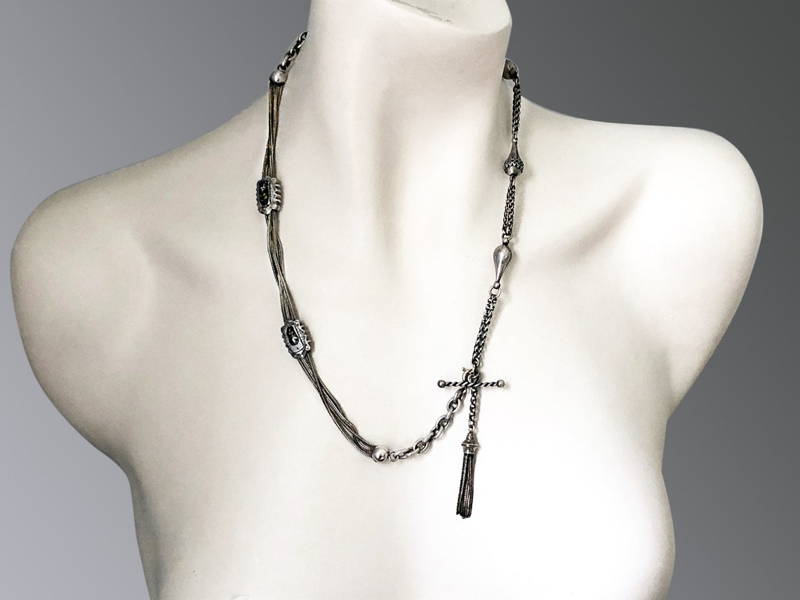 Minn Kota Ring Catene Aus 18 Kt Weissgold Mit Diamanten In