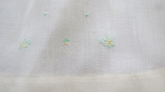 Darling 3-6 pastel yellow vintage hand sewn and e… - image 5