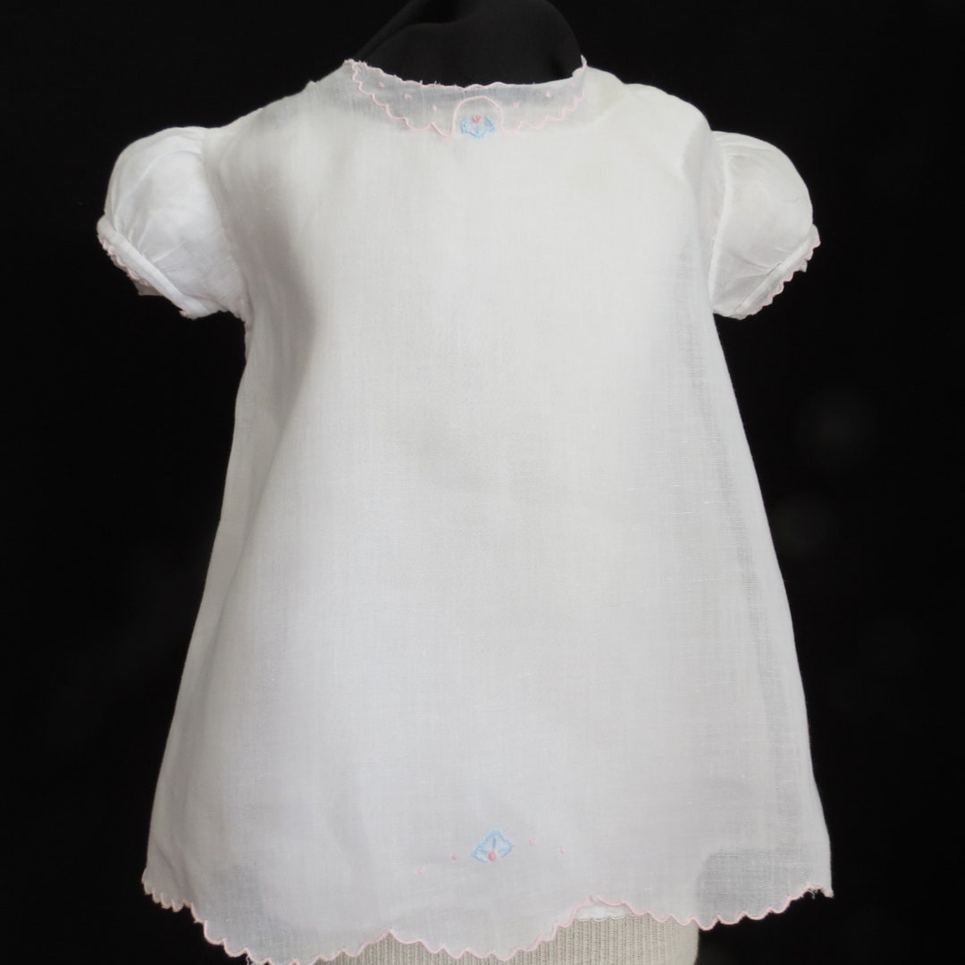 Pretty White 25 Month Vintage Hand Sewn Baby Girl's Etsy