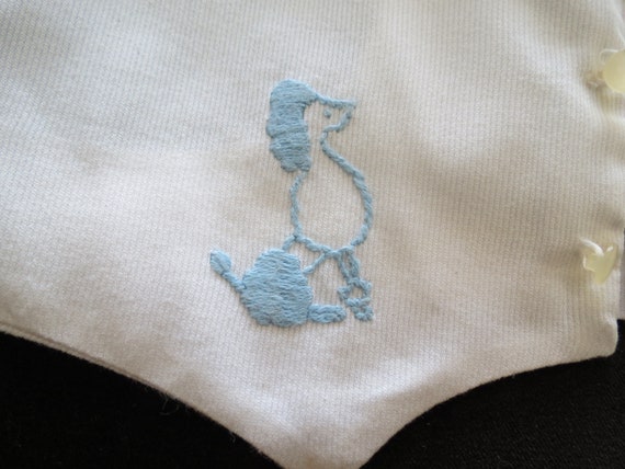 Precious vintage white and blue "Nanette" 12-16 m… - image 3