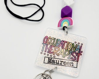 Occupational Therapist Lanyard - School Occupational Therapist Lanyard - Trendy Lanyard - Teacher Lanyard - Personalized Lanyard - Cute Gift