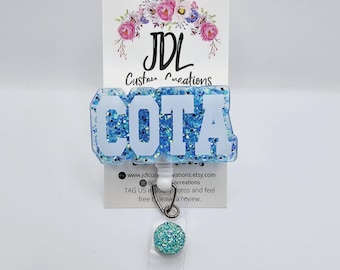 COTA Badge Reel - Certified Occupational Therapy Assistant Badge Reel - Badge Reel - Nurse - Medical Staff - Cute Badge Reel -Fun Badge Reel
