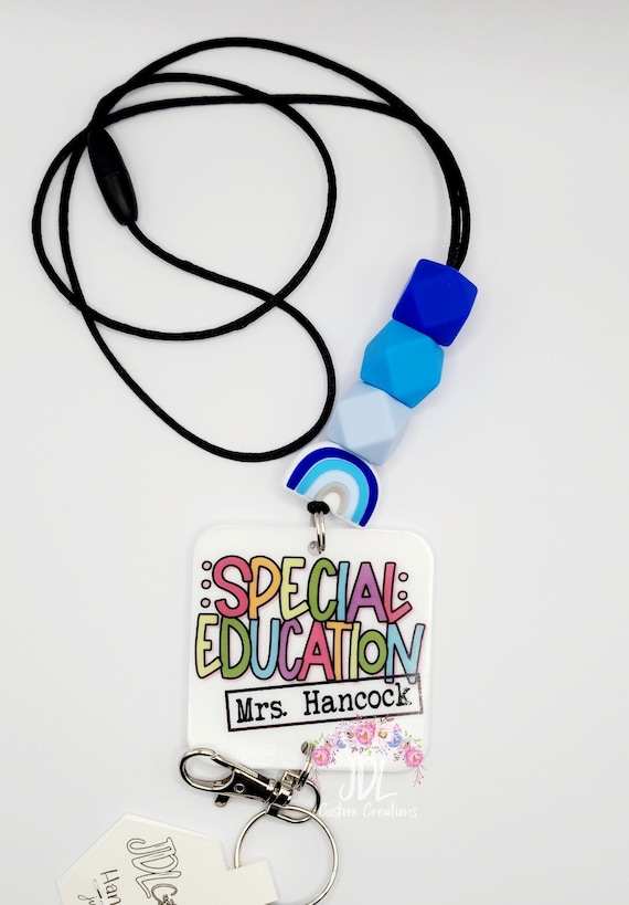 Special Education Teacher Lanyard SPED Lanyard Trendy - Etsy Special Education Teacher Lanyard SPED Lanyard Trendy - Etsy