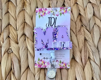 Medical Assistant Badge Reel - Medical Assistant ID Badge Reel - MA Badge Reel - Nurse - Medical Staff - Cute Badge Reel - Fun Badge Reel
