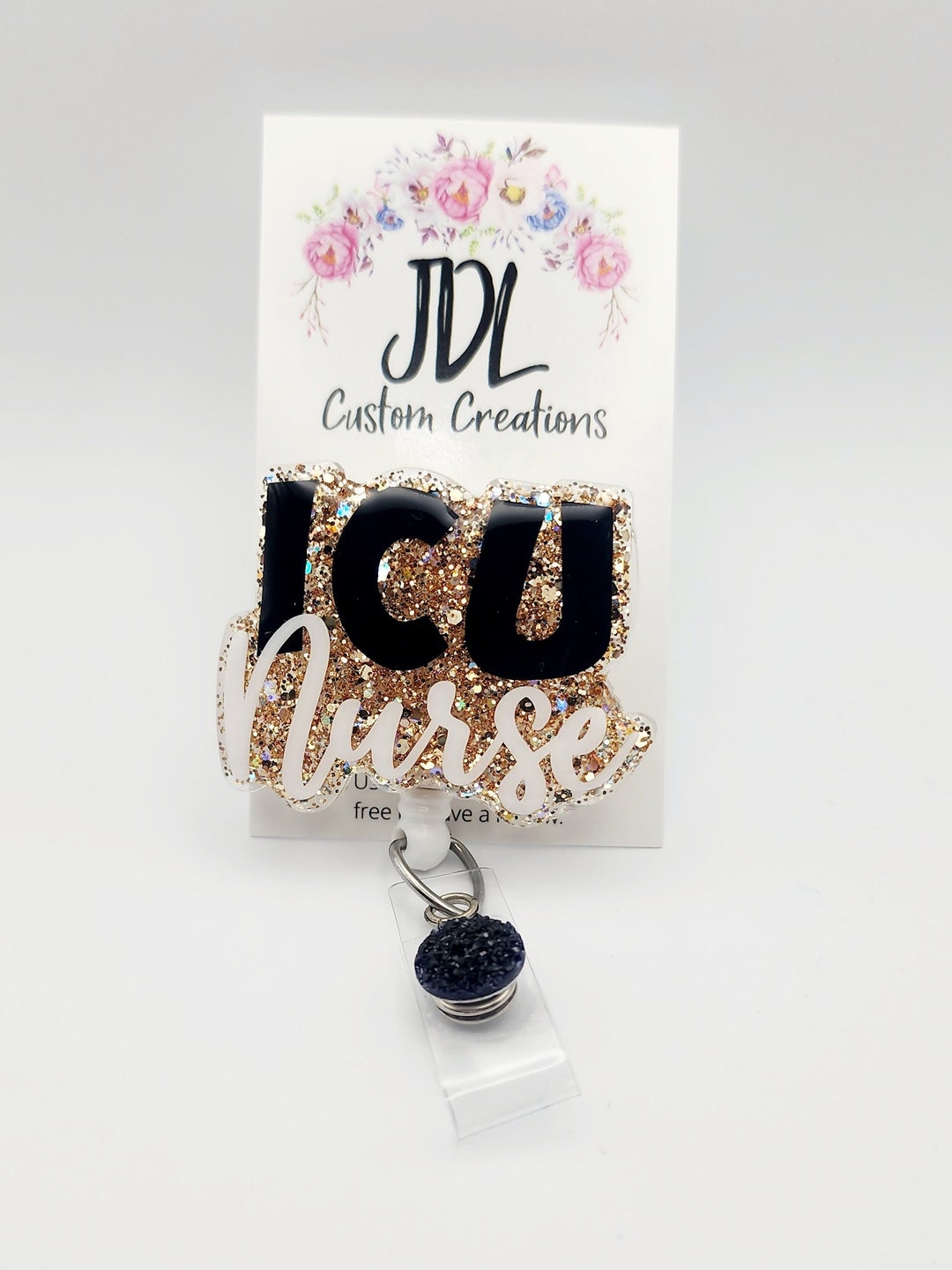 ICU Nurse Badge Reel Intense Care Unit Badge Reel ICU Badge Reel Nurse