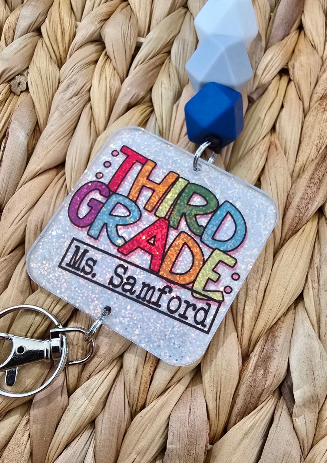 Elementary Grade Teacher Lanyard: First Grade Second Grade Third Grade ...
