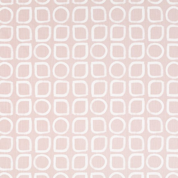 Blush Pink Upholstery Fabric For Furniture Blush Geometric Etsy