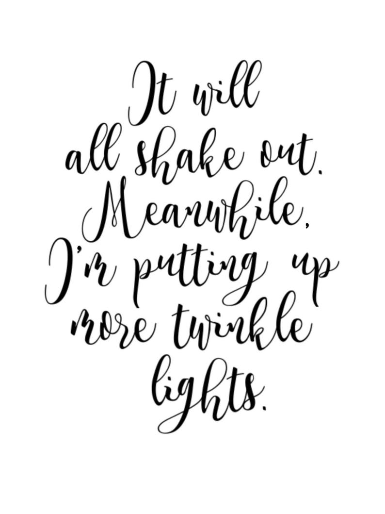 You've Got Mail TWINKLE LIGHTS Quote Print Etsy