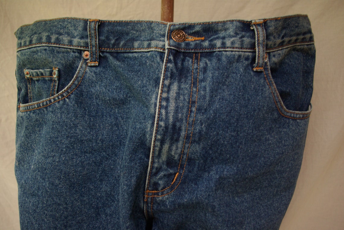 Vintage jeans men's denim jeans men's jeans retro | Etsy