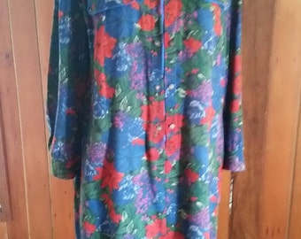 Vintage eighties Stitches Australia floral dress size 16