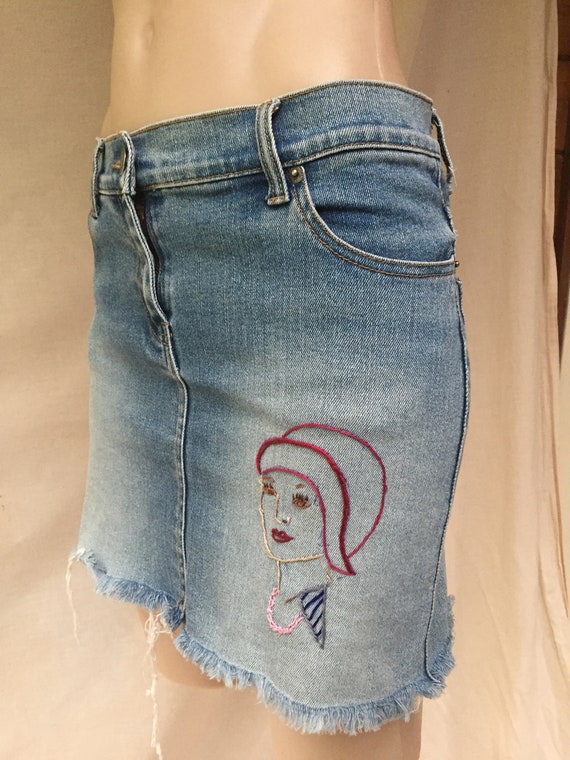 Seguro Tomar represalias Catarata Falda bordada a mano falda de mezclilla estilo años 70 falda - Etsy España Seguro Tomar represalias Catarata Falda bordada a mano falda de mezclilla estilo años 70 falda - Etsy España