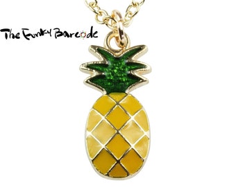 Mosichi Cute Enamel Pineapple Shaped Keychain Handbag Pendant