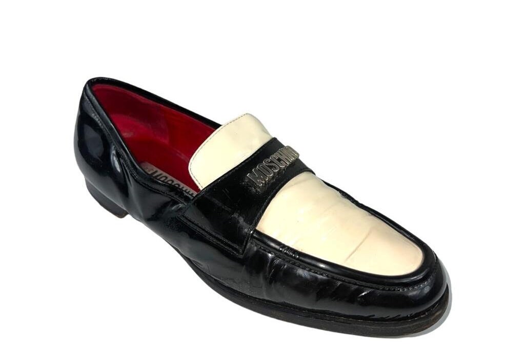 Black White Loafers - Etsy